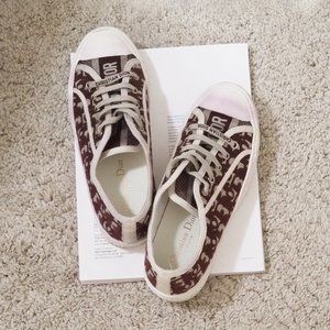 Dior Burgundy Oblique sneaker - SIZE 8